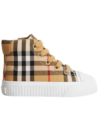 burberry checkered sneakers