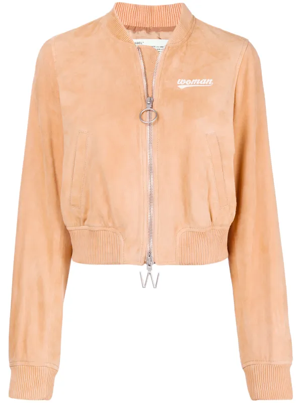Off-White ボンバージャケット | ニュートラル | FARFETCH JP