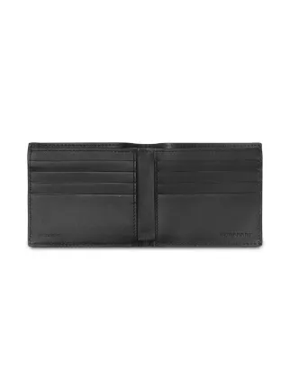 1983 check and leather international bifold wallet