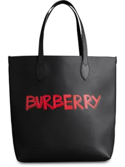 Burberry Men S Bags 60 Items Online In New York And La Graffiti Print Bonded Leather Tote