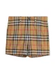 الصورة 1 من Burberry Kids شورت مُفصل بكاروهات فنتج