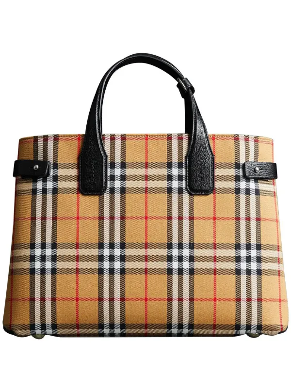 Burberry vintage check banner bag clearance