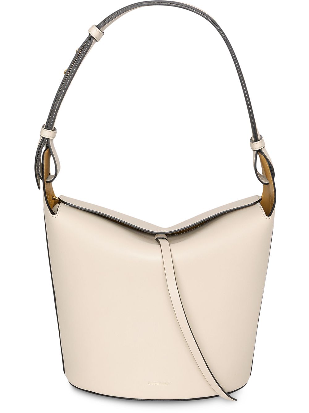 Burberry medium hotsell leather bucket bag