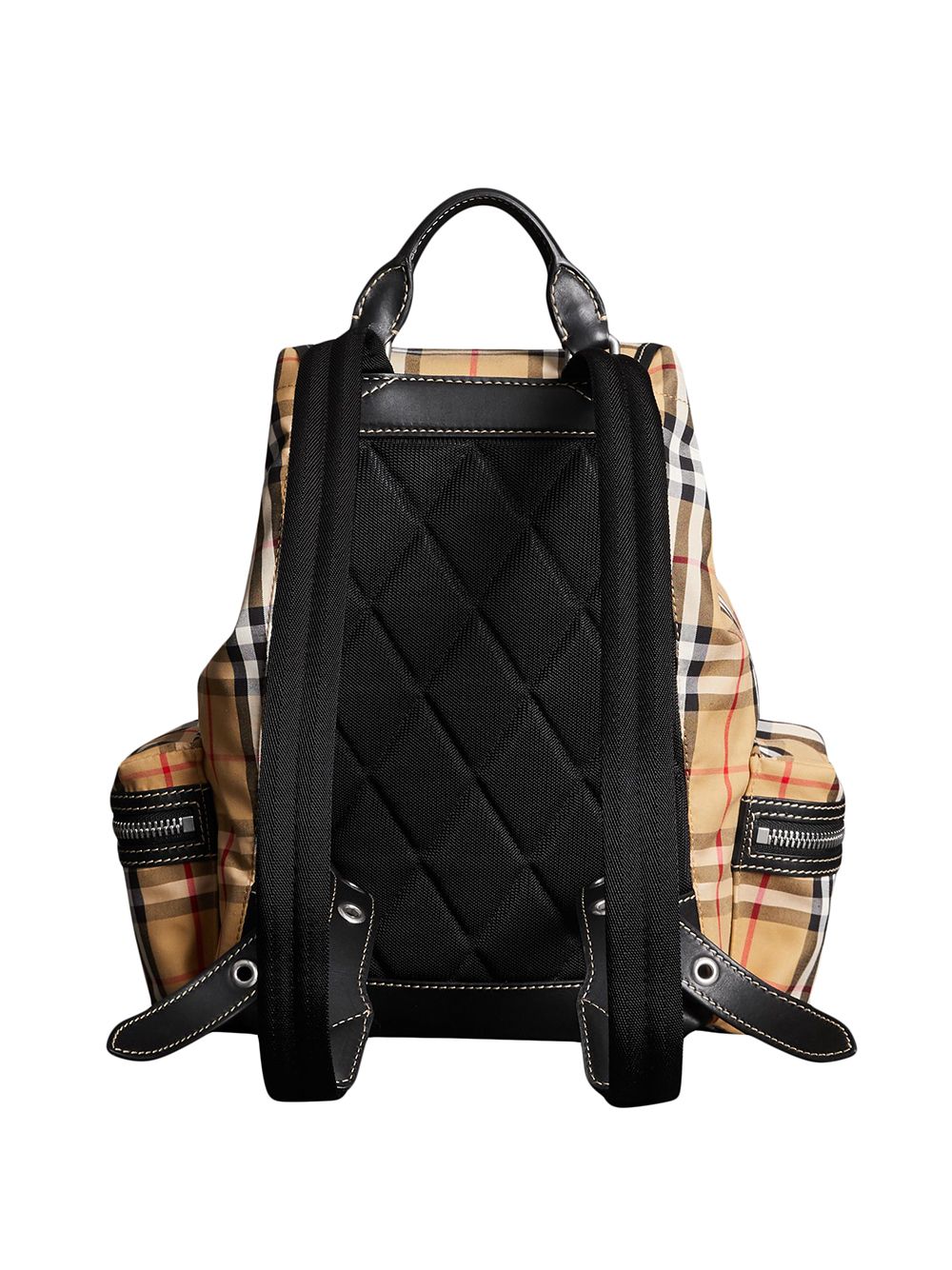 фото Burberry The Medium Rucksack in Vintage Check Cotton Canvas