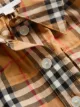 Burberry Kids فستان قميص بمنقوشة عتيق