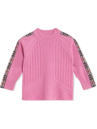 burberry sweater kids purple