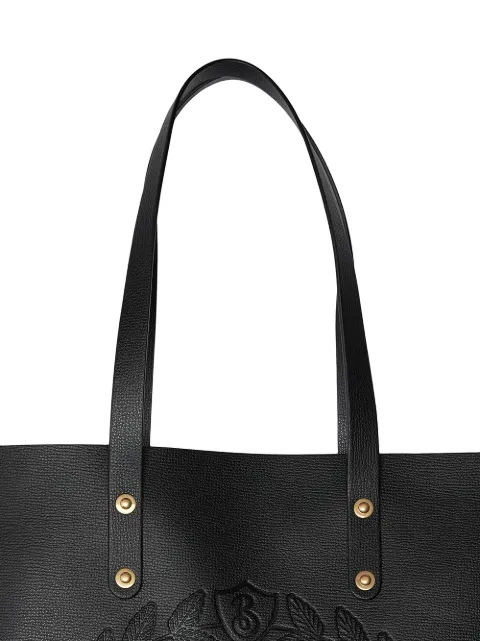 Burberry large embossed crest leather tote online