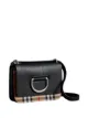 Burberry mini vintage check-trim D-ring bag