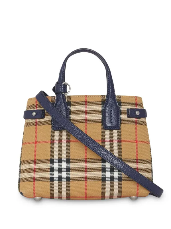 Burberry baby banner tote bag store