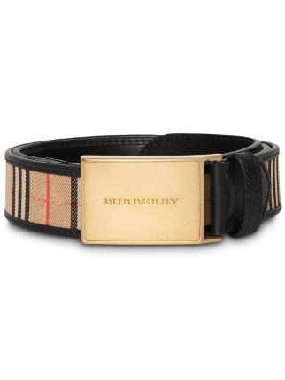 Burberry Plaque Buckle 1983 Check and 