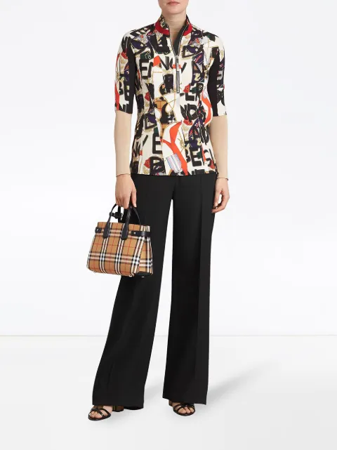 burberry vintage check banner bag