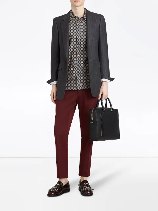 burberry grainy leather briefcase