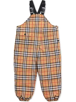 Showerproof Vintage Check Down-filled Dungarees