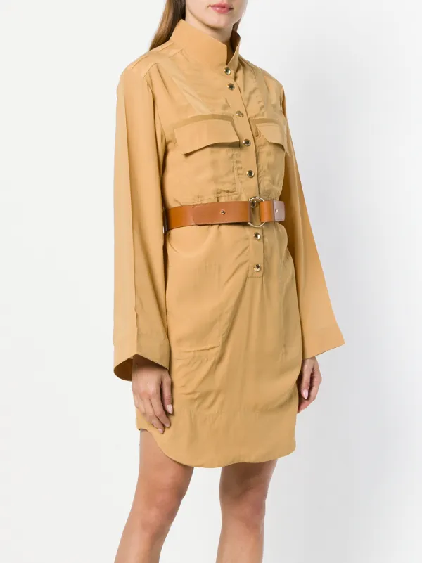 safari shirt dress