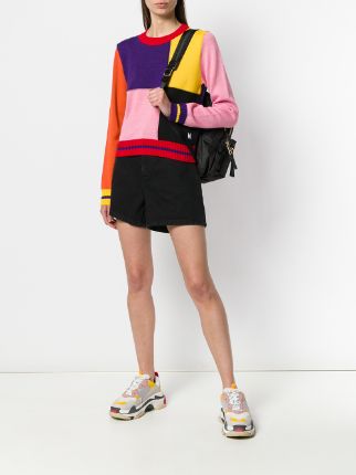 colour block jumper展示图