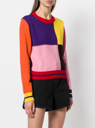 colour block jumper展示图