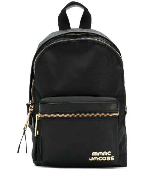 marc jacobs goldtone zip backpack