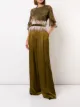 الصورة 2 من Josie Natori بلوزة بأكمام ذات طبقات