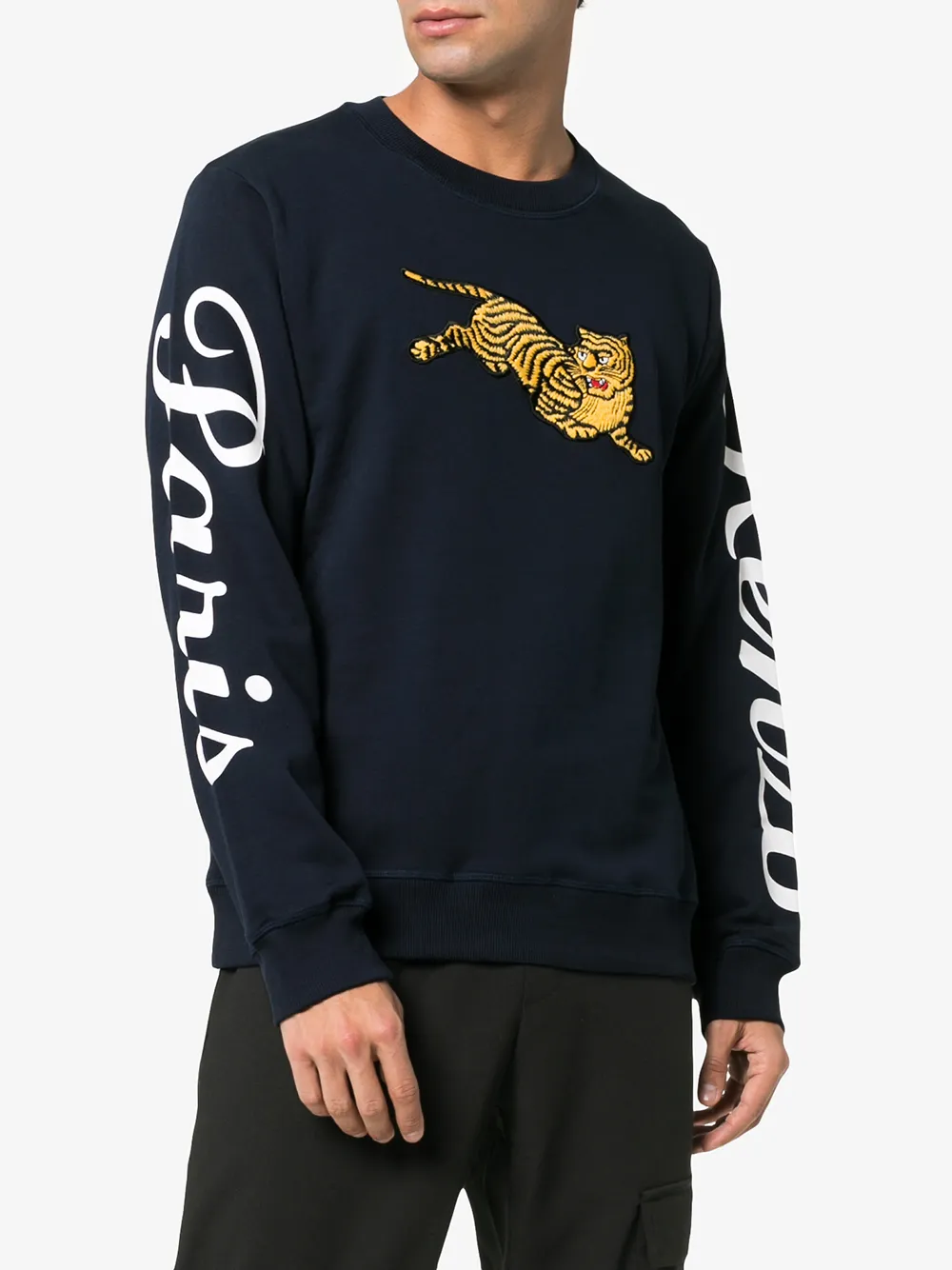  Kenzo Felpa Jumping Tiger - Blu 