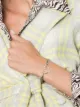 Image 2 of Marla Aaron 14k yellow gold silver heart lock charm