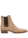 Saint Laurent Wyatt Chelsea boots - Neutrals