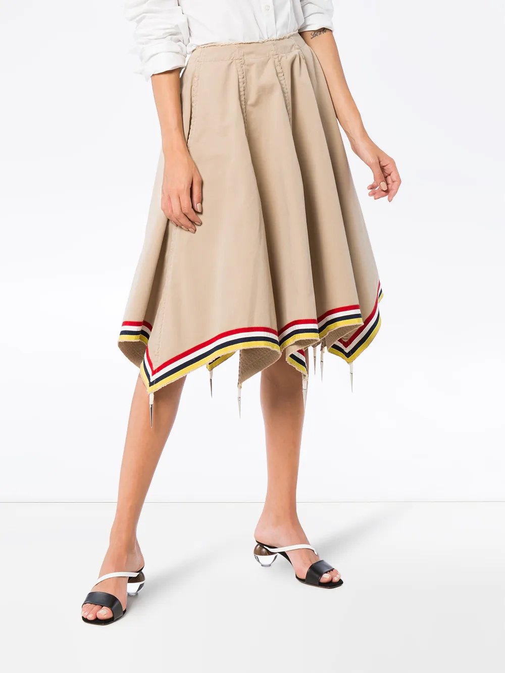  Jw Anderson Asymmetrischer Rock   Nude 