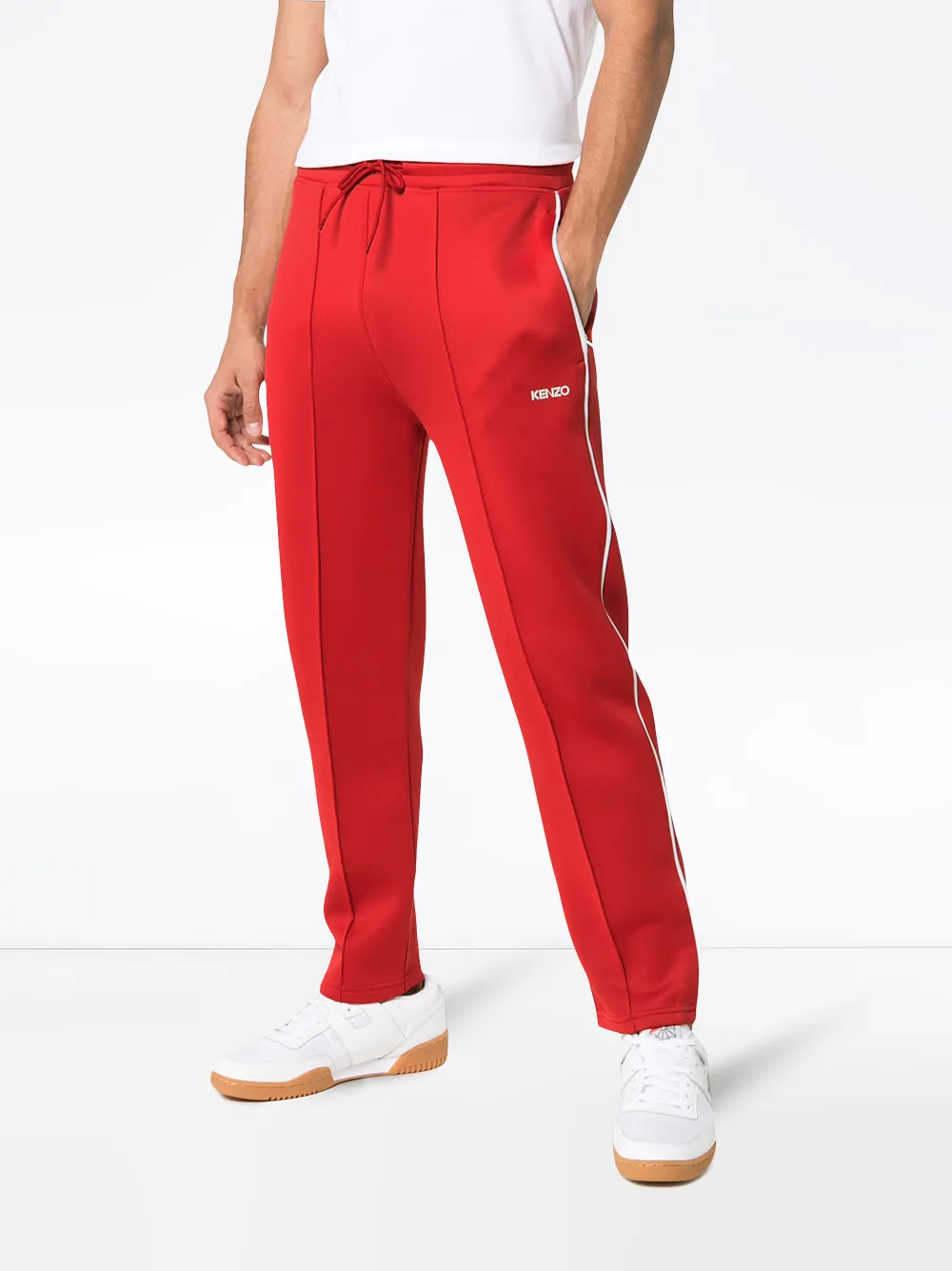  Kenzo Jogginghose Mit Logo Print   Rot 