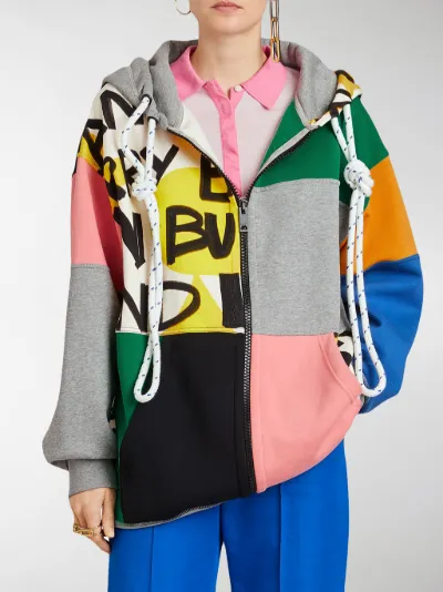Burberry graffiti print patchwork 