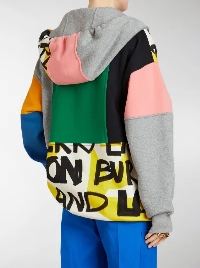 Burberry graffiti print patchwork 
