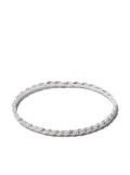 David Yurman 18kt white gold Pavéflex bracelet (3.5mm) - Silver