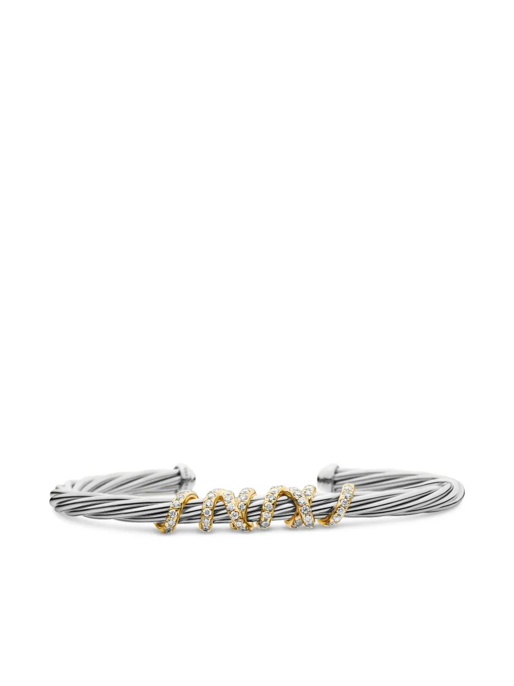 David Yurman Helena Center Station ダイヤモンド ブレスレット 4mm David Yurman Helena Center Station ダイヤモンド ブレスレット 4mm
