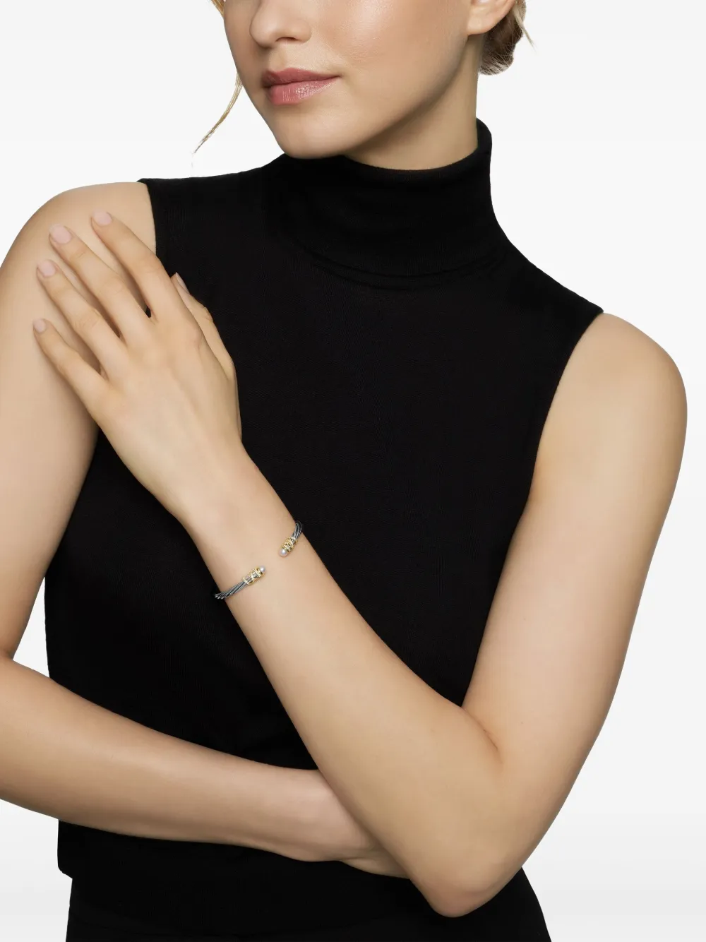 David Yurman 18K黄金纯银 Helena 钻石手链（4毫米） | Image 2