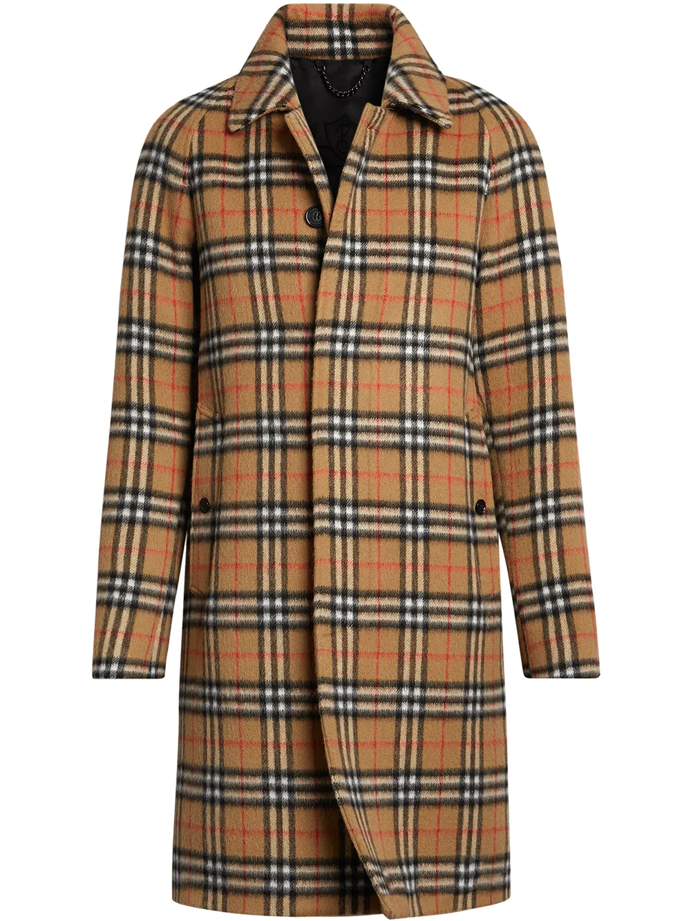 Burberry Vintage Check Alpaca Wool Car Coat - Farfetch