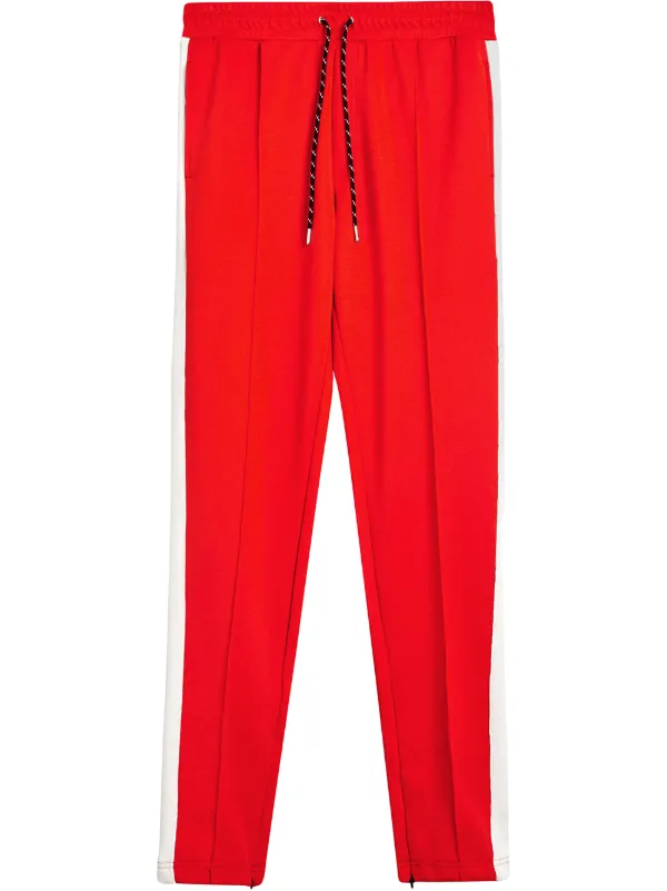 burberry pants red