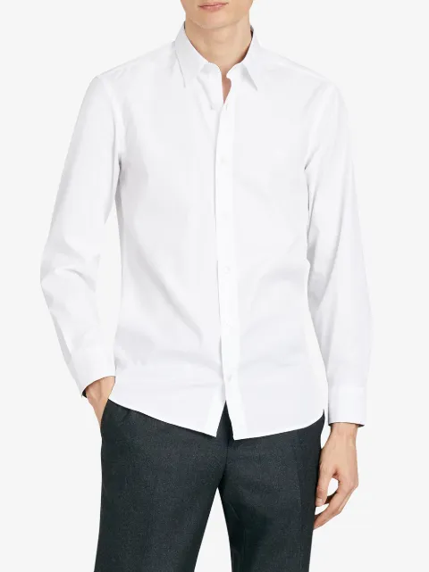 burberry check cuff shirt