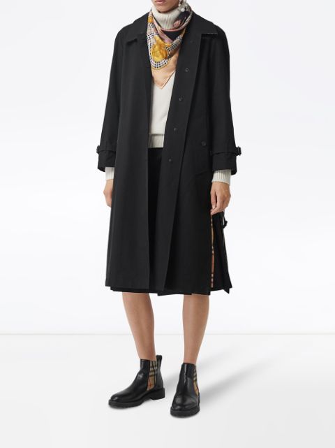 Burberry Side-slit Tropical Gabardine Trench Coat - Farfetch