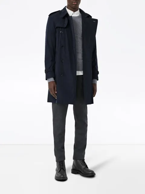 burberry quilted-lined trench coat