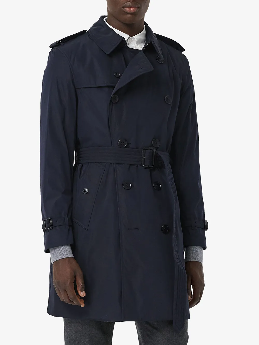 burberry quilted-lined trench coat