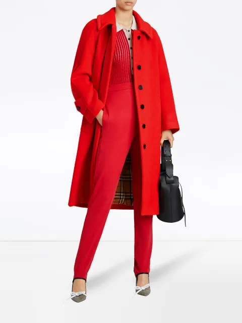 burberry wool cashmere car coat