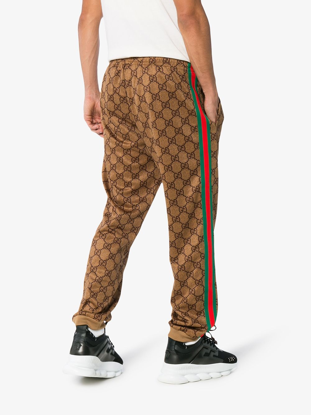 gucci gg supreme track pants