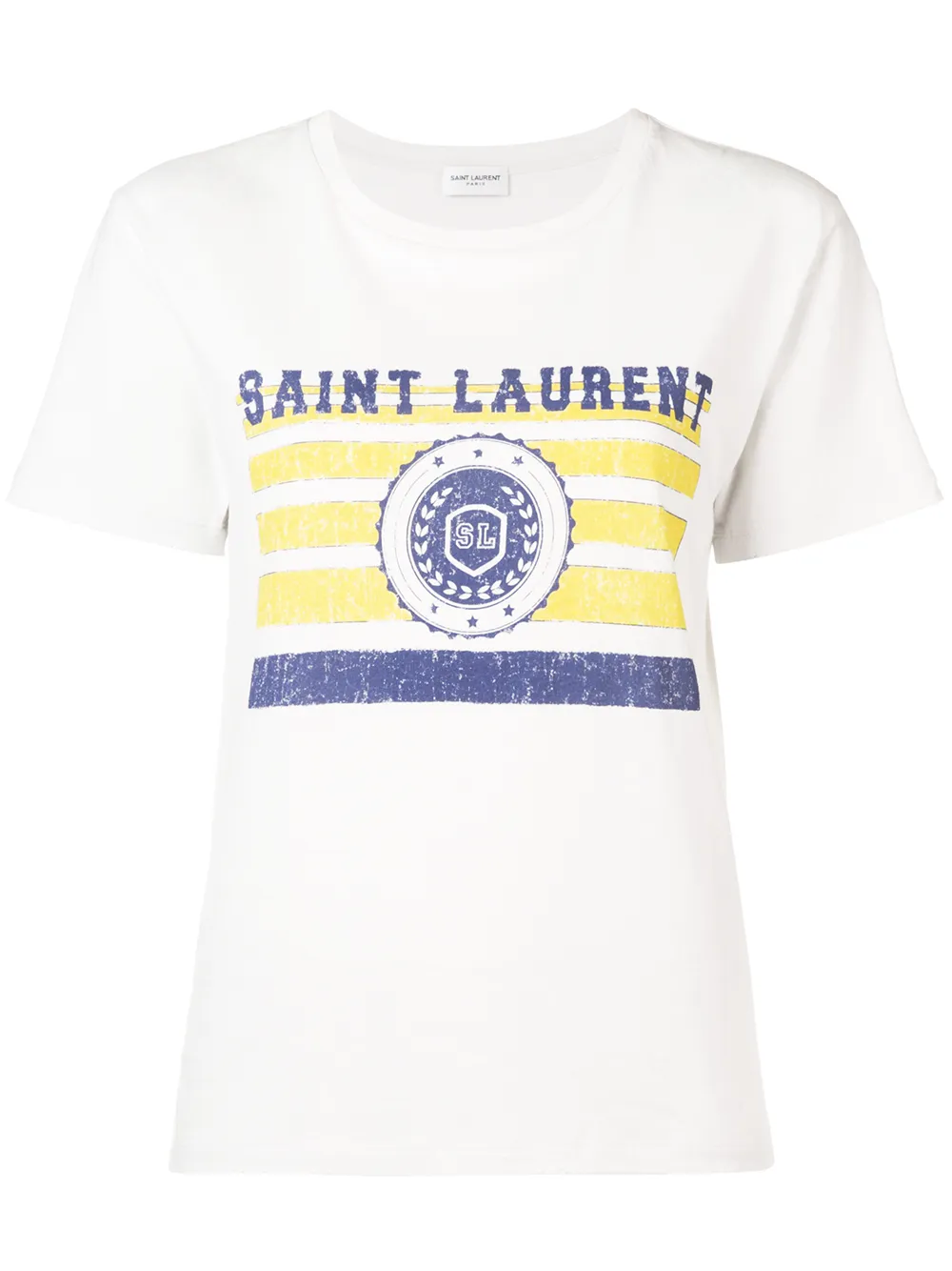 Saint laurent hotsell university tee