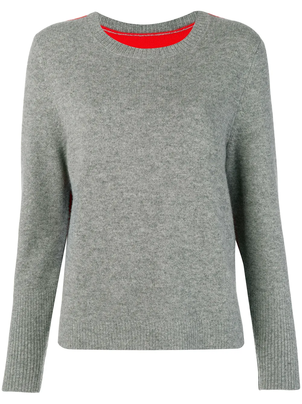 

Chinti and Parker contrast back panel sweater - Gris