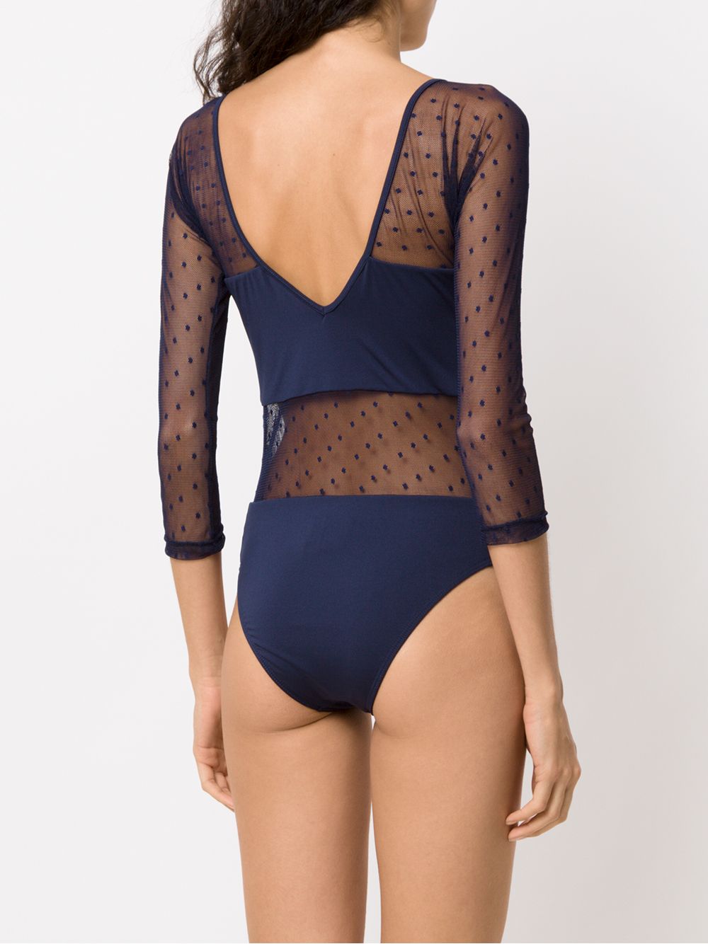 фото Brigitte long sleeved tulle bodysuit