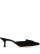 Imagen 1 de Manolo Blahnik mules Maysale 50 de ante y piel