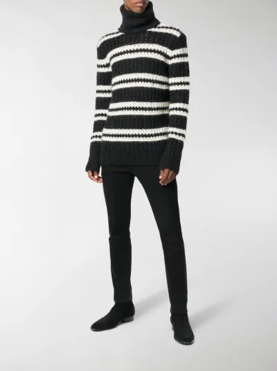 Saint Laurent striped turtleneck 