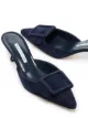 Bild 2 von Manolo Blahnik 'Maysale' Mules aus Wildleder