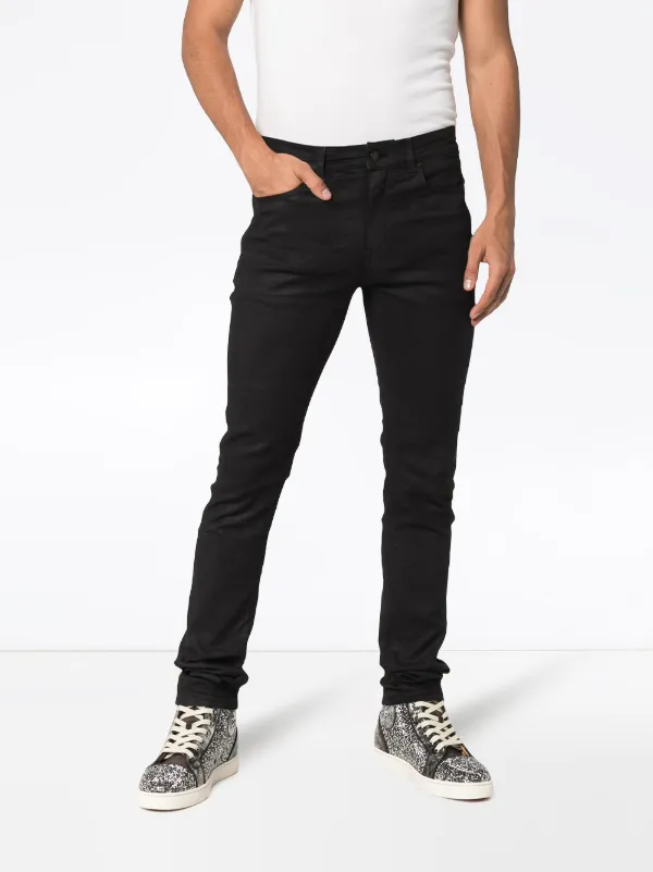 coated skinny jeans