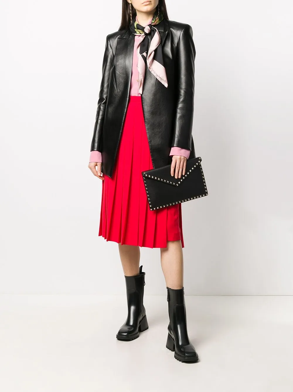Image 2 of Valentino Garavani Rockstud clutch