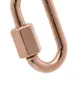 Marla Aaron 14k rose gold baby lock charm