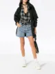 Image 2 of Helmut Lang cut off boy fit denim shorts